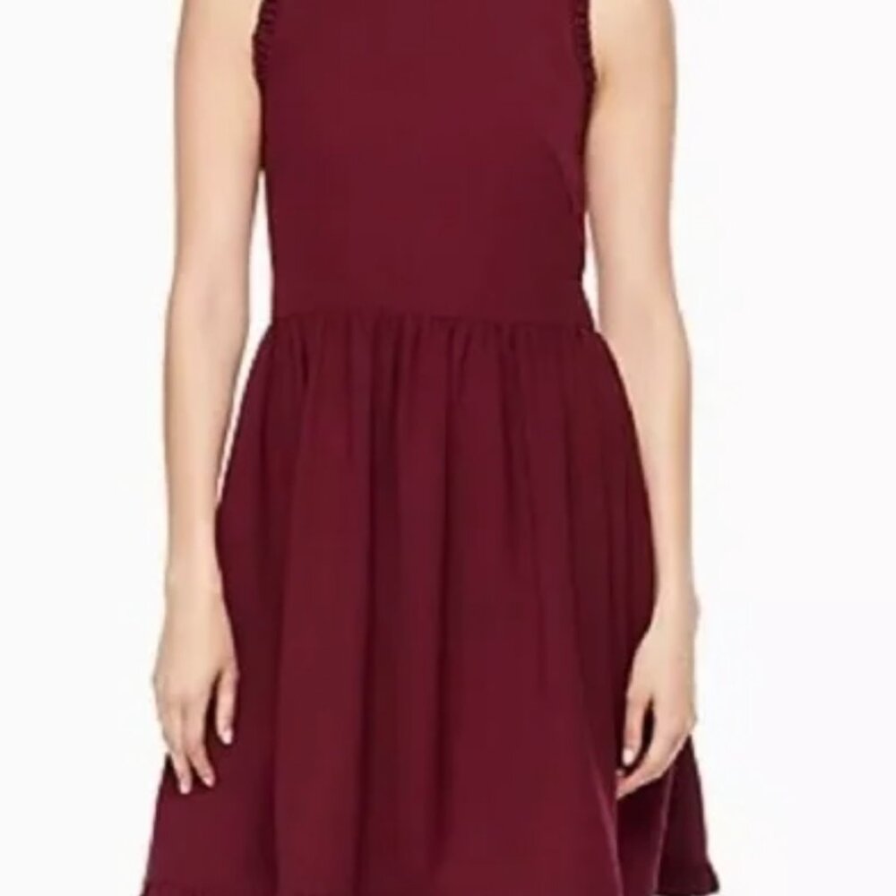 Kate Spade cranberry cocktail dress, size 8